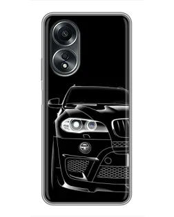 Чехол для OPPO A58 (4G) с картинкой «Темный силуэт BMW» Чехол для OPPO A58 (4G) с картинкой «Темный силуэт BMW»