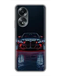 Чехол для OPPO A58 (4G) с картинкой «BMW на мокрой дороге» Чехол для OPPO A58 (4G) с картинкой «BMW на мокрой дороге»