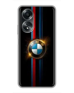 Чехол для OPPO A58 (4G) с картинкой «BMW M-Power неон» Чехол для OPPO A58 (4G) с картинкой «BMW M-Power неон»