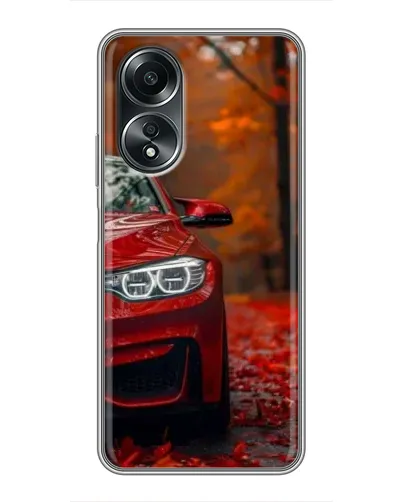 Чехол для OPPO A58 (4G) с картинкой «Осенняя BMW M4»