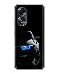 Чехол для OPPO A58 (4G) с картинкой «BMW — ночной взгляд» Чехол для OPPO A58 (4G) с картинкой «BMW — ночной взгляд»