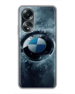 Чехол для OPPO A58 (4G) с картинкой «Логотип BMW — лед» Чехол для OPPO A58 (4G) с картинкой «Логотип BMW — лед»