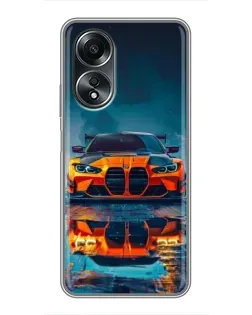 Чехол для OPPO A58 (4G) с картинкой «BMW — золотая эмблема» Чехол для OPPO A58 (4G) с картинкой «BMW — золотая эмблема»