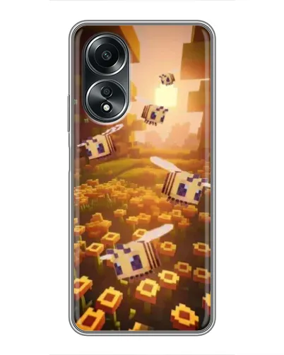 Чехол для OPPO A58 (4G) с картинкой «Поле подсолнухов»