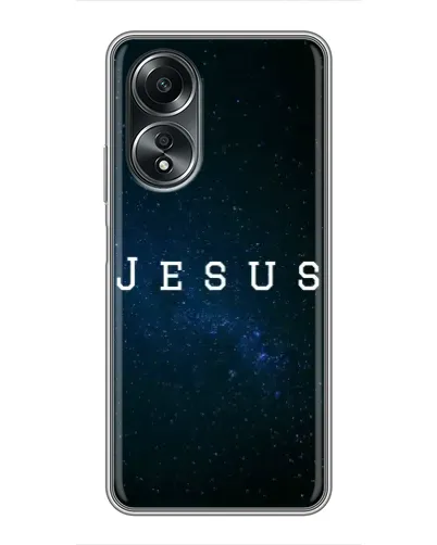 Чехол для OPPO A58 (4G) с картинкой «Звездное небо Jesus»