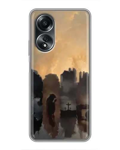 Чехол для OPPO A58 (4G) с картинкой «Дорога к вере»