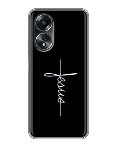 Чехол для OPPO A58 (4G) с картинкой «Тонкая линия веры»