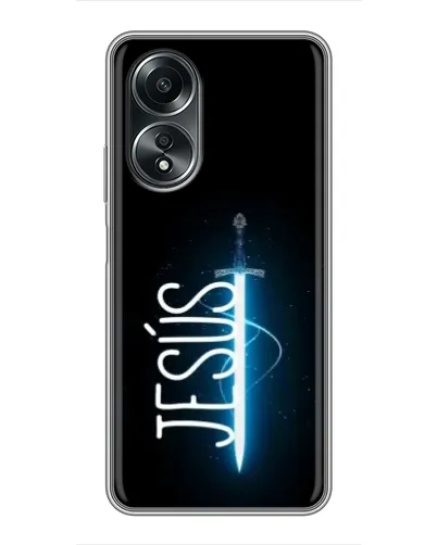 Чехол для OPPO A58 (4G) с картинкой «Меч Духа Jesus»