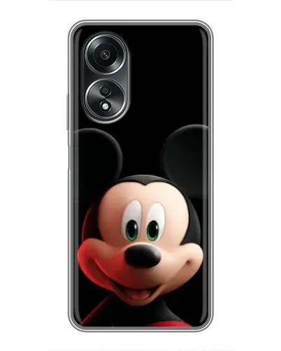 Чехол для OPPO A58 (4G) с картинкой «Улыбающийся Микки Маус»