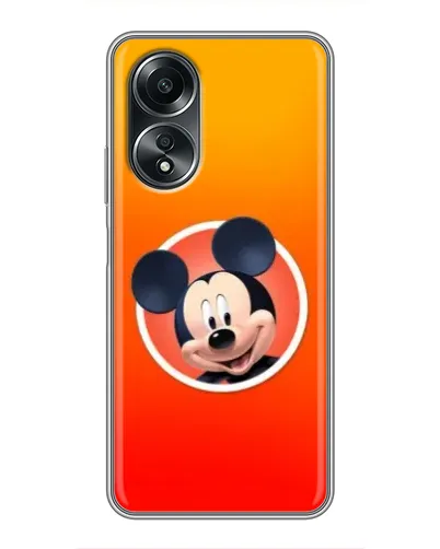 Чехол для OPPO A58 (4G) с картинкой «Mickey в круге»