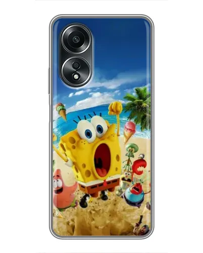 Чехол для OPPO A58 (4G) с картинкой «Развлечения на пляже»