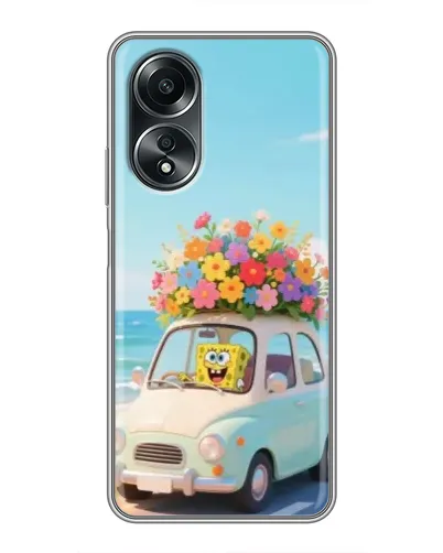 Чехол для OPPO A58 (4G) с картинкой «Автомобильное путешествие»