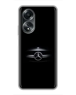 Чехол для OPPO A58 (4G) с картинкой «Mercedes — абстрактные линии»