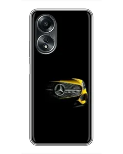 Чехол для OPPO A58 (4G) с картинкой «Mercedes — ретро стиль»