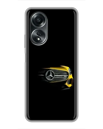 Чехол для OPPO A58 (4G) с картинкой «Mercedes — ретро стиль»