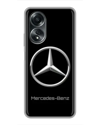 Чехол для OPPO A58 (4G) с картинкой «Mercedes Silver Logo»