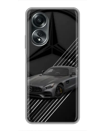 Чехол для OPPO A58 (4G) с картинкой «Mercedes AMG — графика»