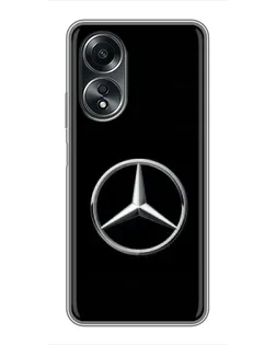 Чехол для OPPO A58 (4G) с картинкой «Mercedes классический лого»