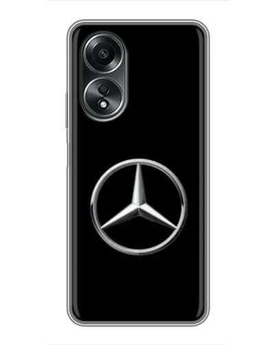 Чехол для OPPO A58 (4G) с картинкой «Mercedes классический лого»