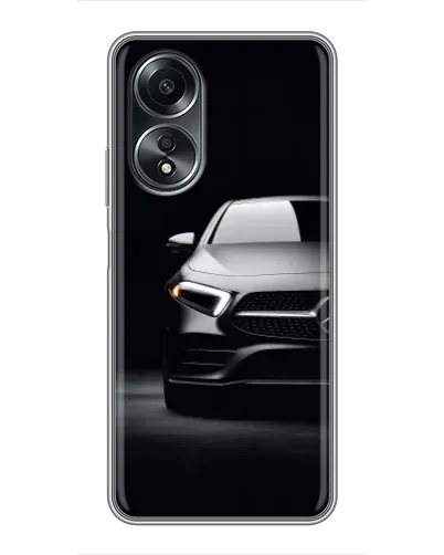 Чехол для OPPO A58 (4G) с картинкой «Свет фар Mercedes»