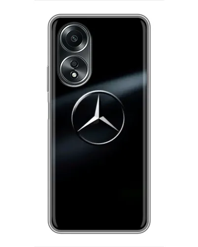 Чехол для OPPO A58 (4G) с картинкой «Mercedes на металле» Чехол для OPPO A58 (4G) с картинкой «Mercedes на металле»