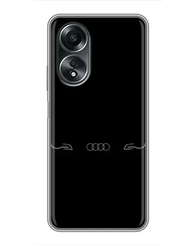 Чехол для OPPO A58 (4G) с картинкой «Audi — световой подпись»