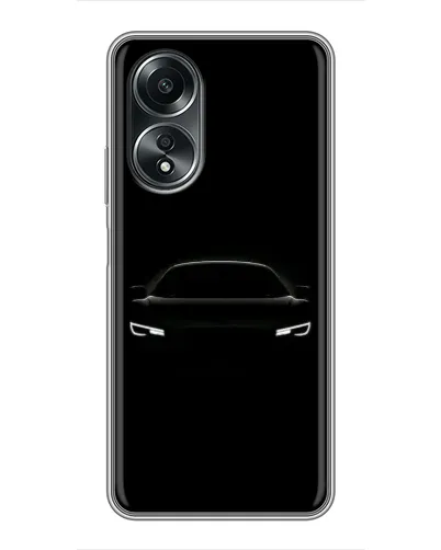 Чехол для OPPO A58 (4G) с картинкой «Взгляд Audi в темноте»