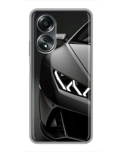 Чехол для OPPO A58 (4G) с картинкой «Lamborghini фары детализация»