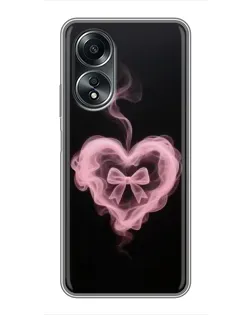 Чехол для OPPO A58 (4G) с картинкой «Дымчатое сердце» Чехол для OPPO A58 (4G) с картинкой «Дымчатое сердце»