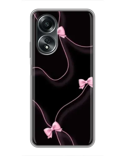 Чехол для OPPO A58 (4G) с картинкой «Розовые ленты»