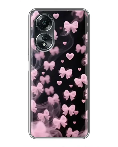 Чехол для OPPO A58 (4G) с картинкой «Неоновое кружево»