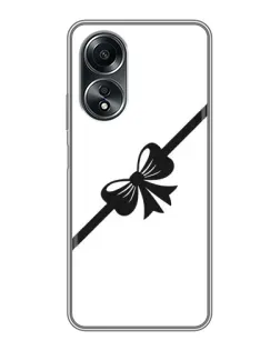 Чехол для OPPO A58 (4G) с картинкой «Диагональный бант» Чехол для OPPO A58 (4G) с картинкой «Диагональный бант»