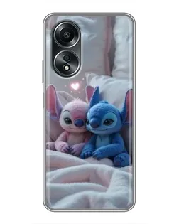 Чехол для OPPO A58 (4G) с картинкой «Плюшевые Стич Ангел» Чехол для OPPO A58 (4G) с картинкой «Плюшевые Стич Ангел»
