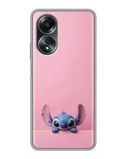 Чехол для OPPO A58 (4G) с картинкой «Stitch выглядывает» Чехол для OPPO A58 (4G) с картинкой «Stitch выглядывает»