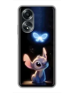 Чехол для OPPO A58 (4G) с картинкой «Сияющий Стич» Чехол для OPPO A58 (4G) с картинкой «Сияющий Стич»
