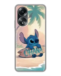 Чехол для OPPO A58 (4G) с картинкой «Стич на серфе» Чехол для OPPO A58 (4G) с картинкой «Стич на серфе»