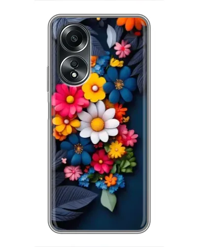 Чехол для OPPO A58 (4G) с картинкой «Цветочная феерия» Чехол для OPPO A58 (4G) с картинкой «Цветочная феерия»