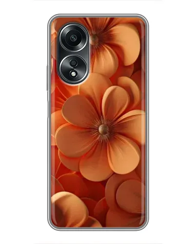 Чехол для OPPO A58 (4G) с картинкой «Оранжевый макро цветок» Чехол для OPPO A58 (4G) с картинкой «Оранжевый макро цветок»