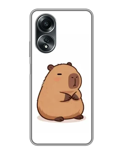 Чехол для OPPO A58 (4G) с картинкой «Толстенькая капибара» Чехол для OPPO A58 (4G) с картинкой «Толстенькая капибара»
