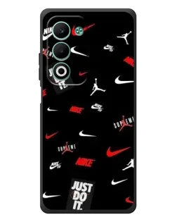 Чехол для OPPO A5m с картинкой «Nike Mix Pattern»