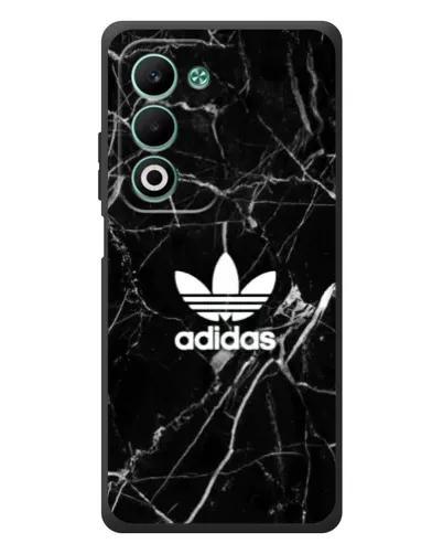 Чехол для OPPO A5m с картинкой «Белый мрамор Adidas»