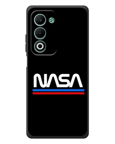 Чехол для OPPO A5m с картинкой «NASA — классика Red Blue» Чехол для OPPO A5m с картинкой «NASA — классика Red Blue»