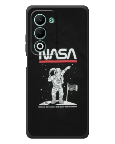 Чехол для OPPO A5m с картинкой «NASA — шагаем по Луне» Чехол для OPPO A5m с картинкой «NASA — шагаем по Луне»