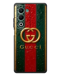Чохол для OPPO A5m з картинкою «Gucci — фірмова смуга та золото» Чохол для OPPO A5m з картинкою «Gucci — фірмова смуга та золото»