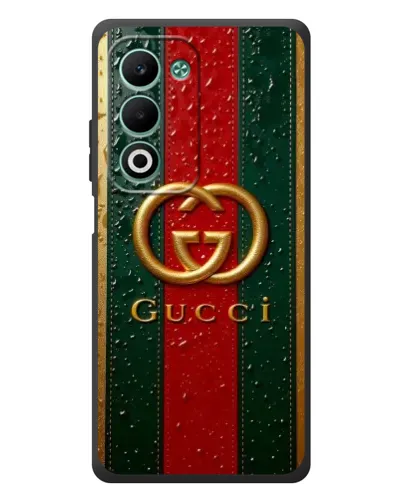 Чохол для OPPO A5m з картинкою «Gucci — фірмова смуга та золото» Чохол для OPPO A5m з картинкою «Gucci — фірмова смуга та золото»
