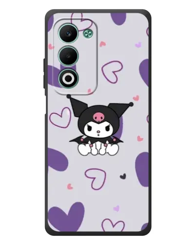 Чохол для OPPO A5m з картинкою «Kuromi та лавандові серця»