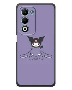 Чохол для OPPO A5m з картинкою «Kuromi на ліловому фоні»