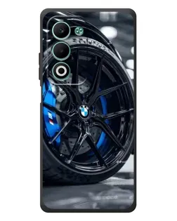Чехол для OPPO A5m с картинкой «Колесо BMW вблизи»