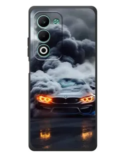 Чехол для OPPO A5m с картинкой «BMW в дыму»