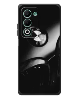 Чехол для OPPO A5m с картинкой «Эмблема BMW — макро»